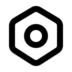 Nut Icon from Tabler Line Set