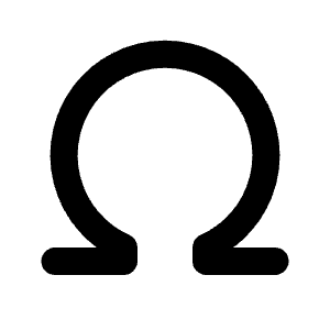 Omega Icon from Tabler Line Set