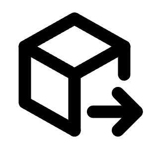 Package Export Icon from Tabler Line Set