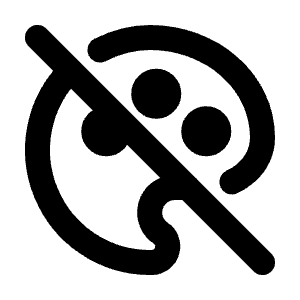 Palette Off Icon from Tabler Line Set