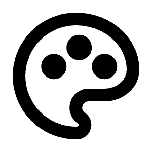 Palette Icon from Tabler Line Set