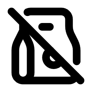 Paper Bag Off Icon from Tabler Line Set