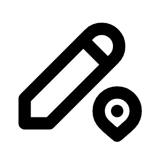 Pencil Pin Icon from Tabler Line Set