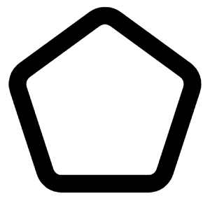 Pentagon Icon from Tabler Line Set