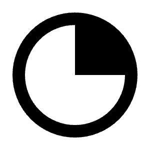 Percentage 25 Icon from Tabler Line Set