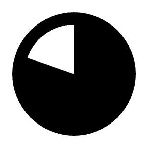 Percentage 80 Icon from Tabler Line Set