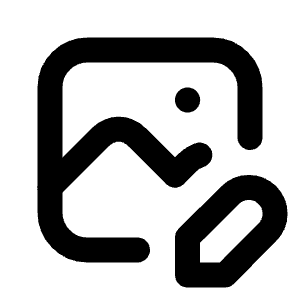 Photo Edit Icon from Tabler Line Set
