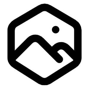 Photo Hexagon Icon from Tabler Line Set