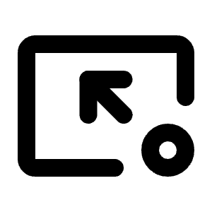 Pin End Icon from Tabler Line Set