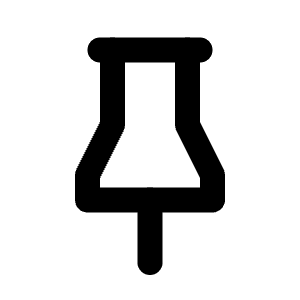 Pinned Icon from Tabler Line Set