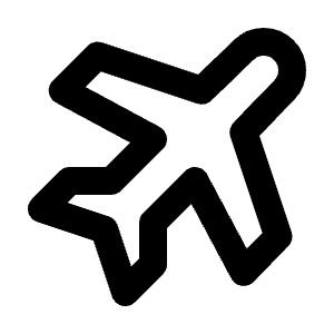 Plane Tilt Icon from Tabler Line Set