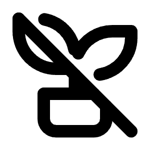 Plant Off Icon from Tabler Line Set