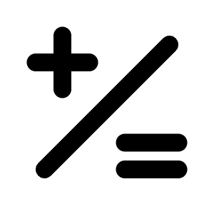 Plus Equal Icon from Tabler Line Set