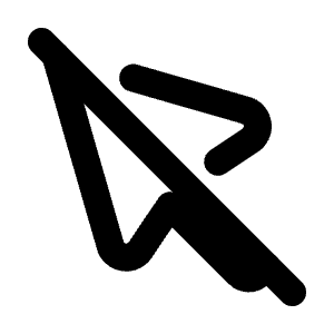 Pointer Off Icon from Tabler Line Set