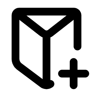 Prism Plus Icon from Tabler Line Set