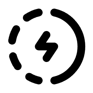 Progress Bolt Icon from Tabler Line Set