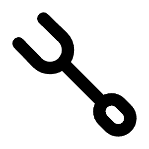 Prong Icon from Tabler Line Set