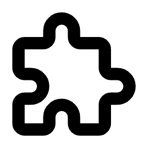 Puzzle Icon from Tabler Line Set