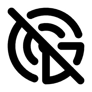 Radar Off Icon from Tabler Line Set