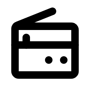Radio Icon from Tabler Line Set