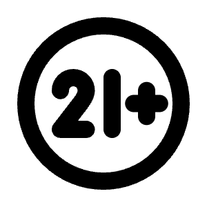 Rating 21 Plus Icon from Tabler Line Set