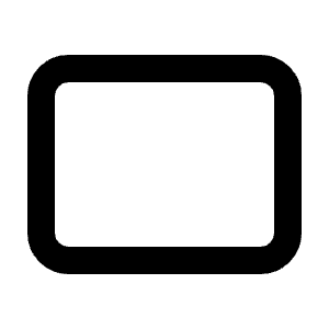 Rectangle Icon from Tabler Line Set
