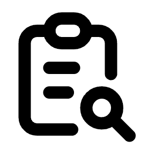 Report Search Icon from Tabler Line Set