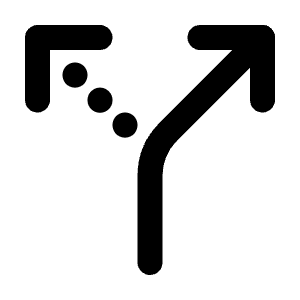 Route Alt Right Icon from Tabler Line Set