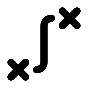Route X 2 Icon from Tabler Line Set
