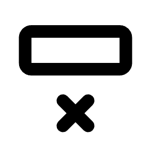 Row Remove Icon from Tabler Line Set