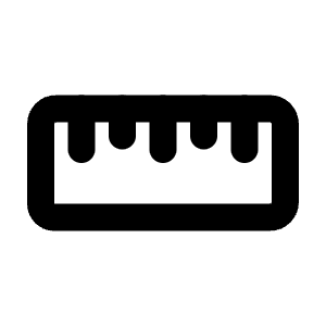 Ruler 3 Icon from Tabler Line Set