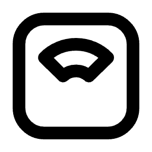 Scale Outline Icon from Tabler Line Set