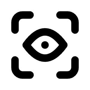 Scan Eye Icon from Tabler Line Set