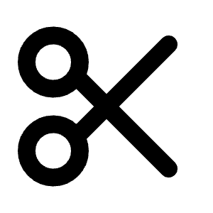 Scissors Icon from Tabler Line Set
