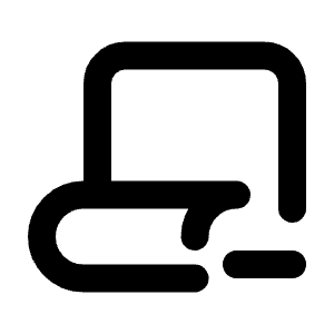 Script Minus Icon from Tabler Line Set