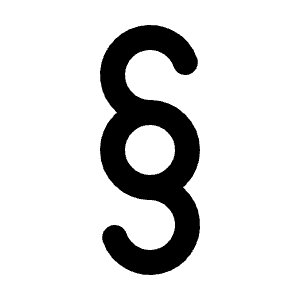 Section Sign Icon from Tabler Line Set