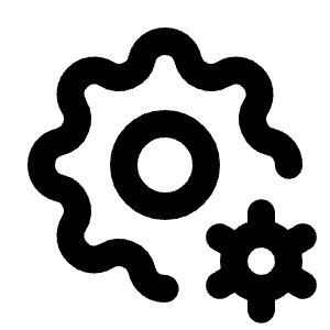 Settings Cog Icon from Tabler Line Set