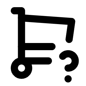 Shopping Cart Question Icon from Tabler Line Set