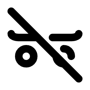 Skateboard Off Icon from Tabler Line Set