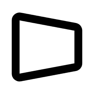 Skew X Icon from Tabler Line Set