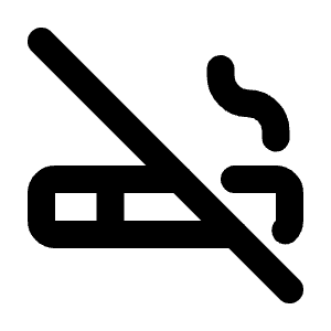 Smoking No Icon from Tabler Line Set