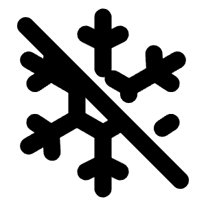 Snowflake Off Icon from Tabler Line Set