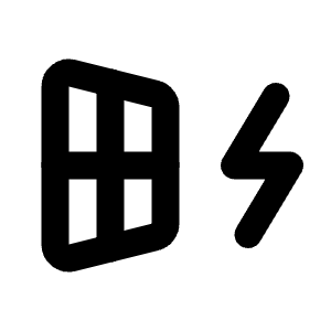 Solar Electricity Icon from Tabler Line Set