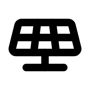 Solar Panel Icon from Tabler Line Set