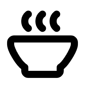 Soup Icon from Tabler Line Set