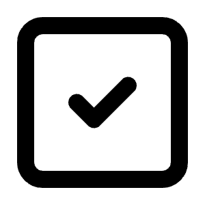Square Check Icon from Tabler Line Set