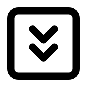 Square Chevrons Down Icon from Tabler Line Set