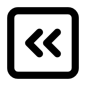 Square Chevrons Left Icon from Tabler Line Set