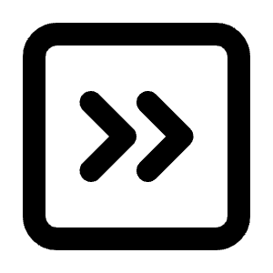 Square Chevrons Right Icon from Tabler Line Set