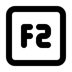 Square F2 Icon from Tabler Line Set